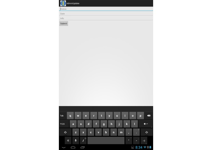 School Notification App – screenshot 1