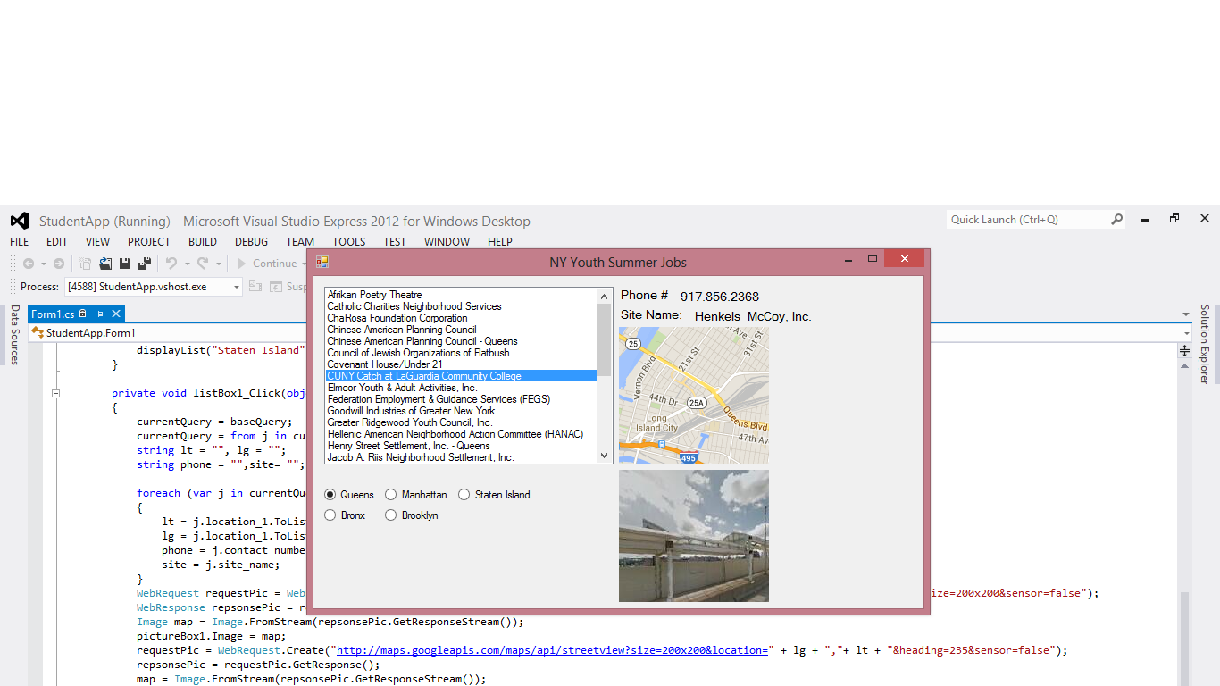 NY Youth Summer Job Search Devpost