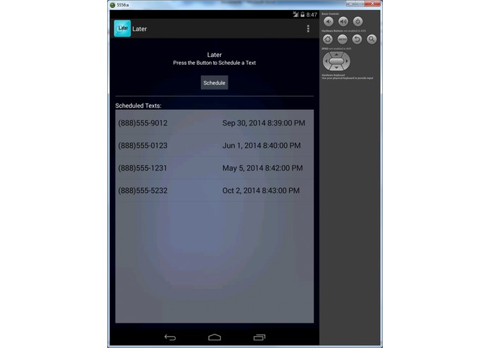 Later – screenshot 2