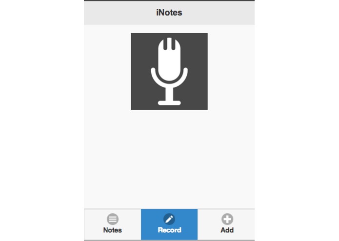 iNotes – screenshot 1