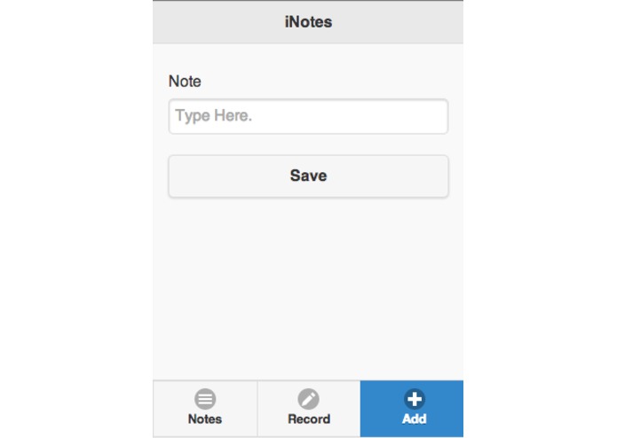 iNotes – screenshot 2
