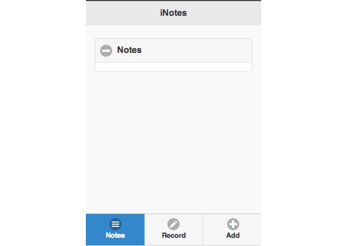 iNotes – screenshot 3