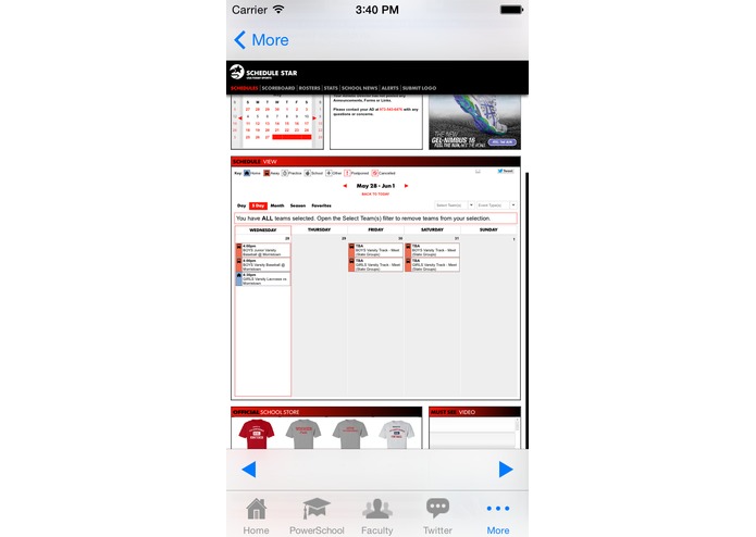 Mendham High School App – screenshot 5