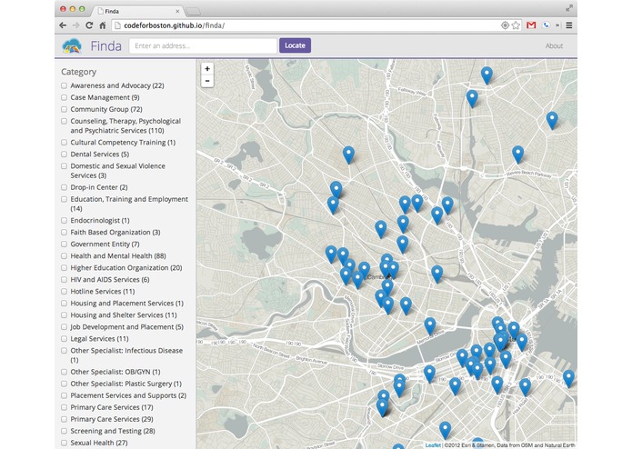 Finda – screenshot 1