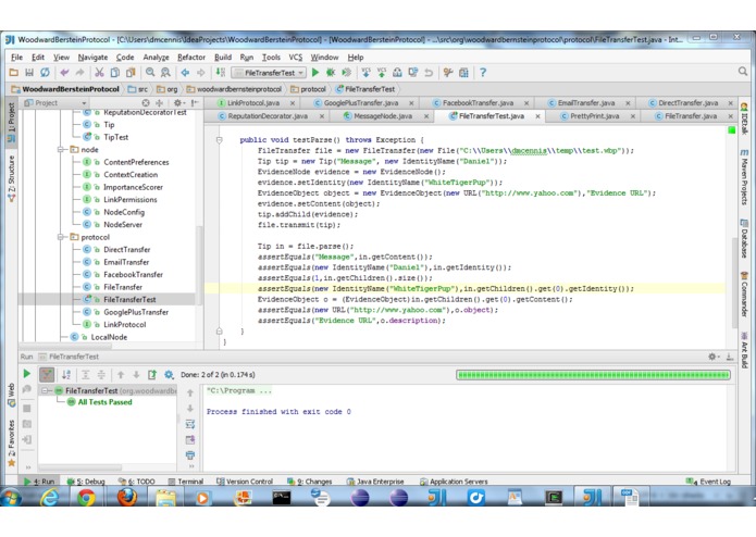 Woodward-Bernstein Protocl – screenshot 1