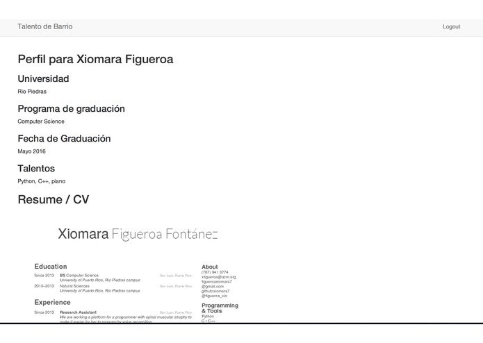 Talento de Barrio – screenshot 1