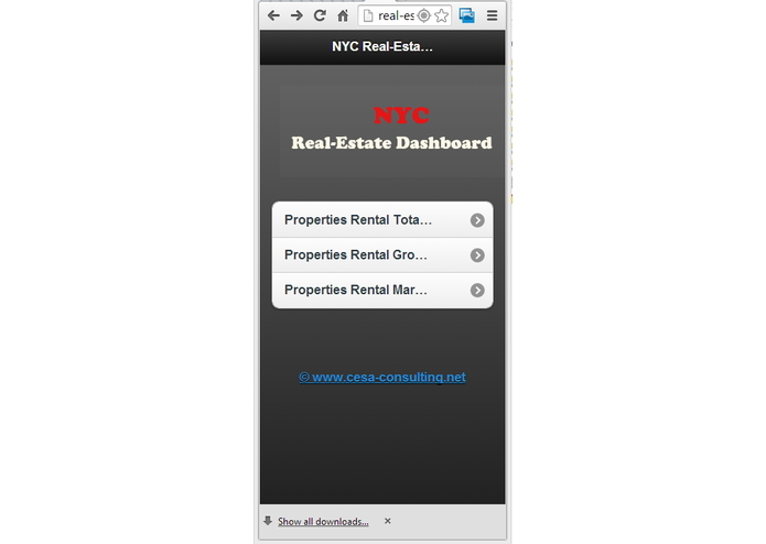 NYC Real-Estate Dashboard – screenshot 4