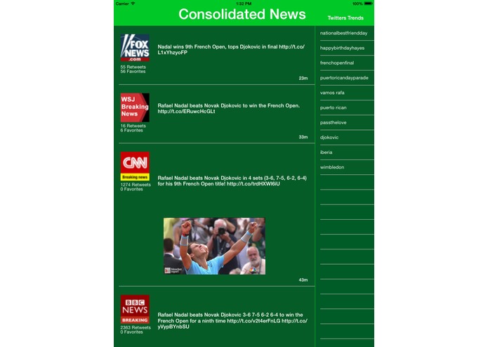 Consolidated News – screenshot 1