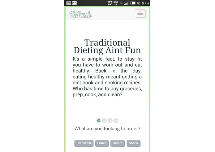 FitMunch – screenshot 2