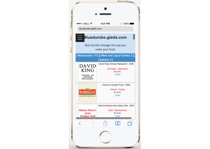 Bluedumbo Food Ordering – screenshot 4