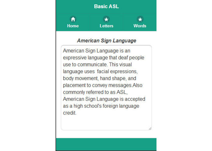 Basic American Sign Language – screenshot 1