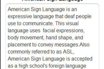 Basic American Sign Language