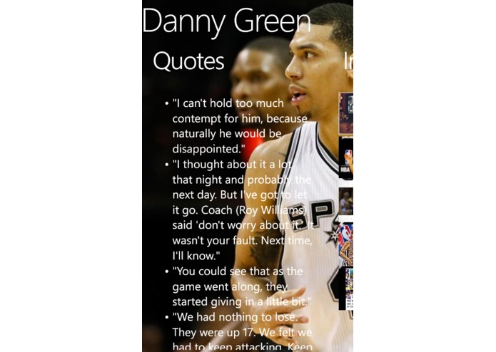 Danny green official app – screenshot 1