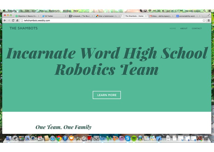 Shambot Website – screenshot 2