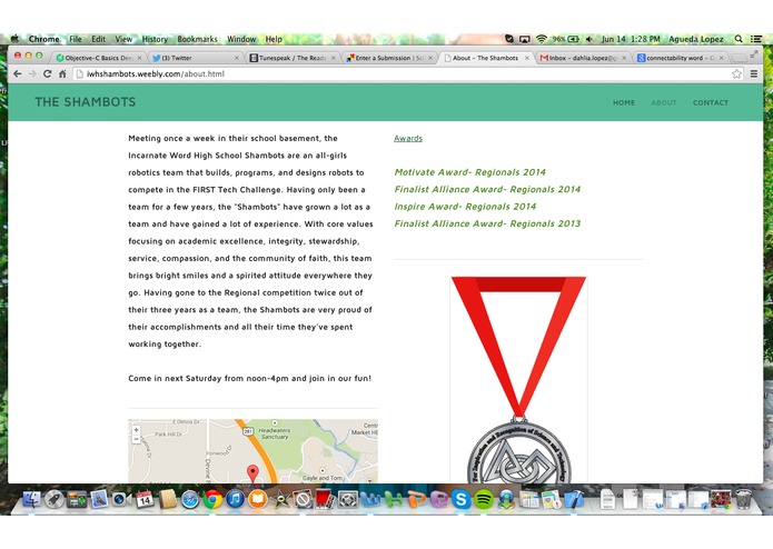 Shambot Website – screenshot 4
