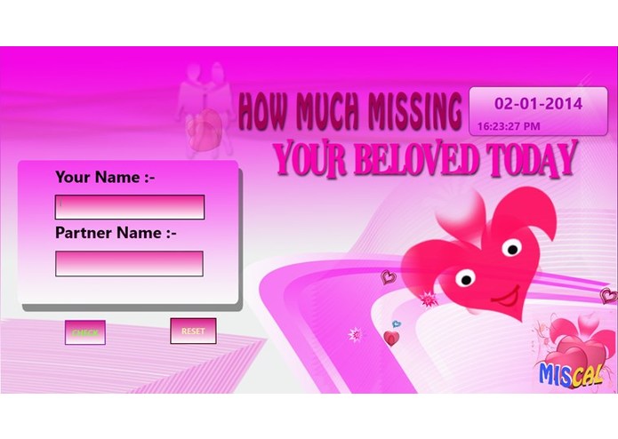 MissCal – screenshot 1