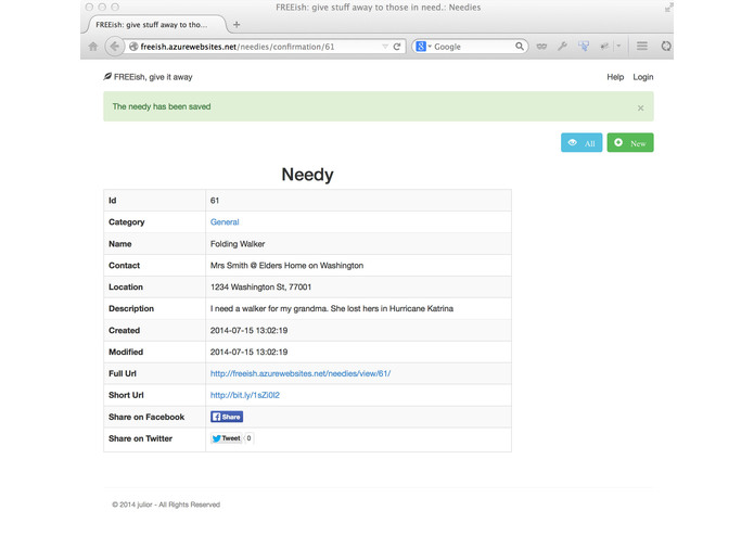 FREEish, give it away – screenshot 2