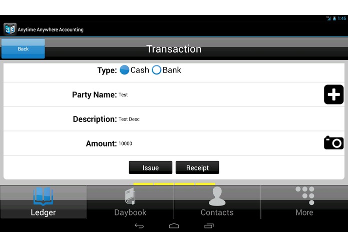 Anytime Anywhere Accounting – screenshot 1