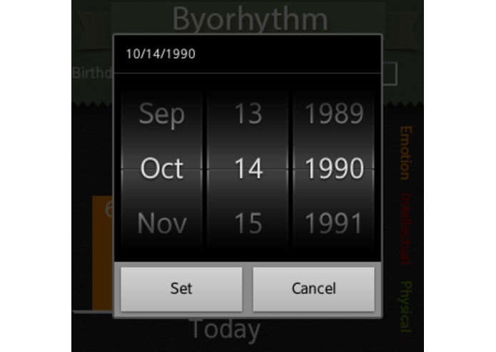 Biorhythm App – screenshot 1