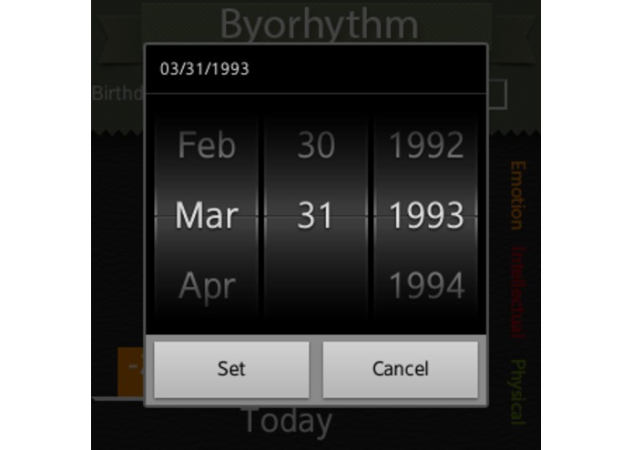 Biorhythm App – screenshot 2