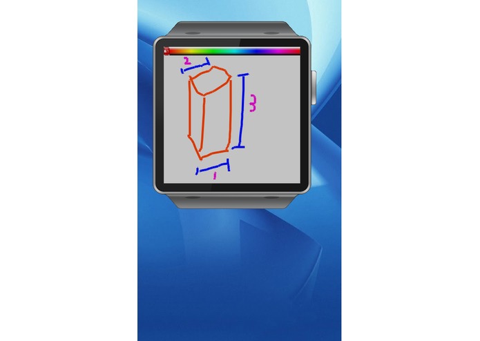 Wearable Whiteboard – screenshot 1