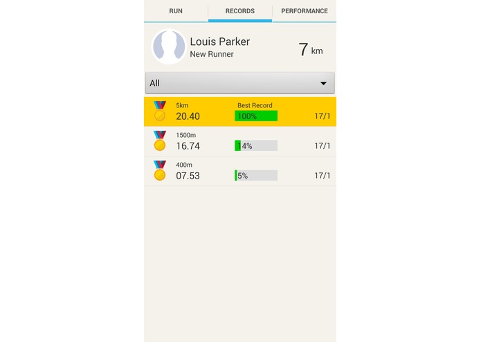 RunnerBeat – screenshot 2