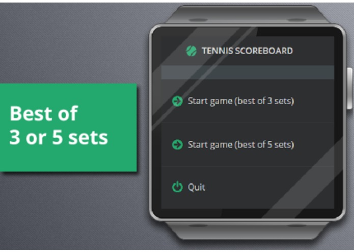 Tennis Scoreboard – screenshot 3