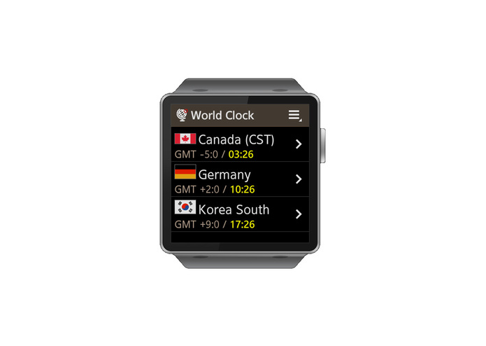 Gear World Clock – screenshot 2
