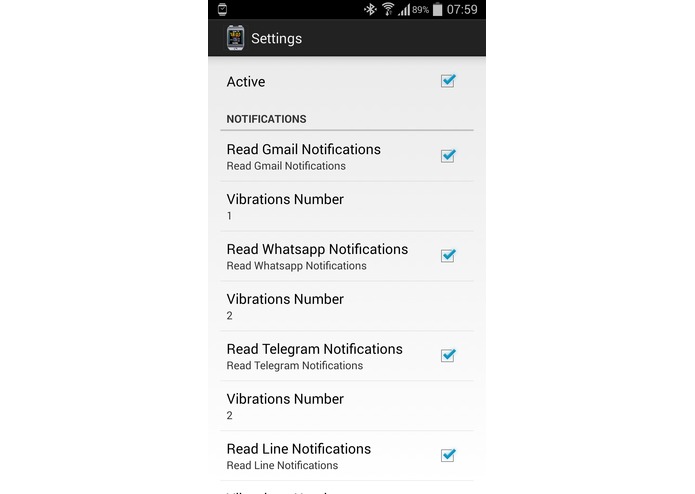 Notifications Clock – screenshot 2