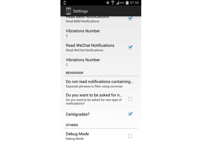 Notifications Clock – screenshot 3