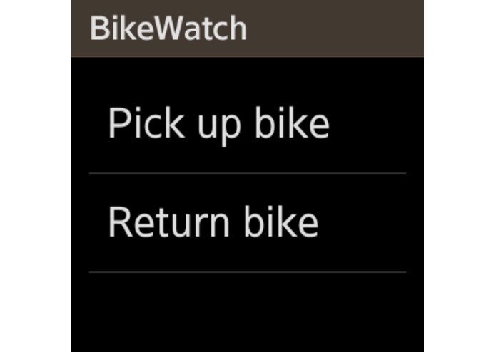 BikeWatch – screenshot 2