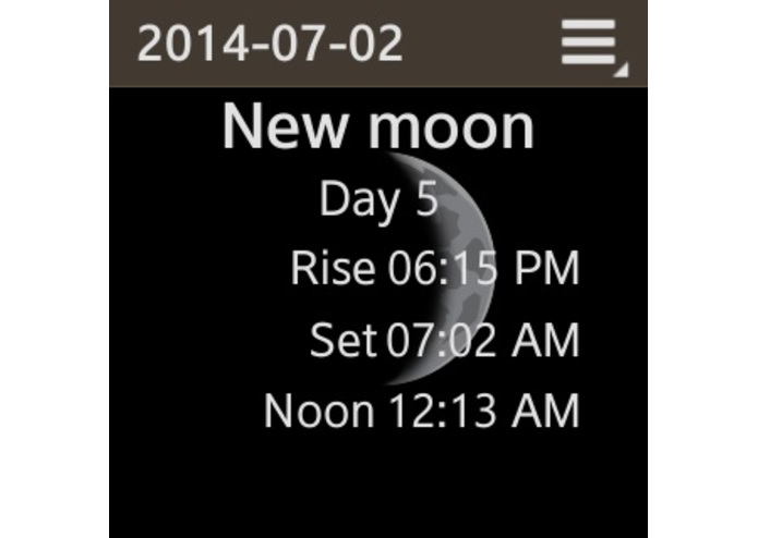 Moon Calculator – screenshot 1
