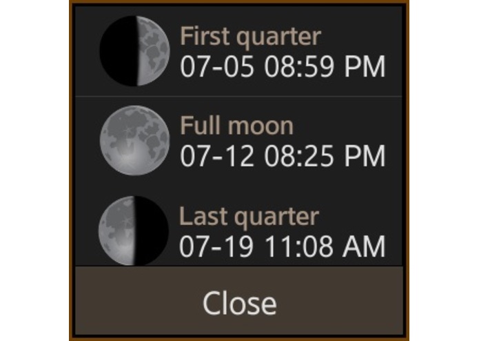 Moon Calculator – screenshot 4