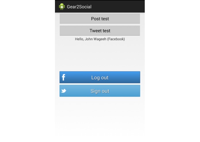 Gear2Social – screenshot 3