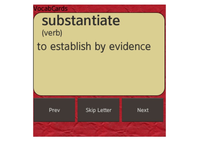 VocabCards – screenshot 2