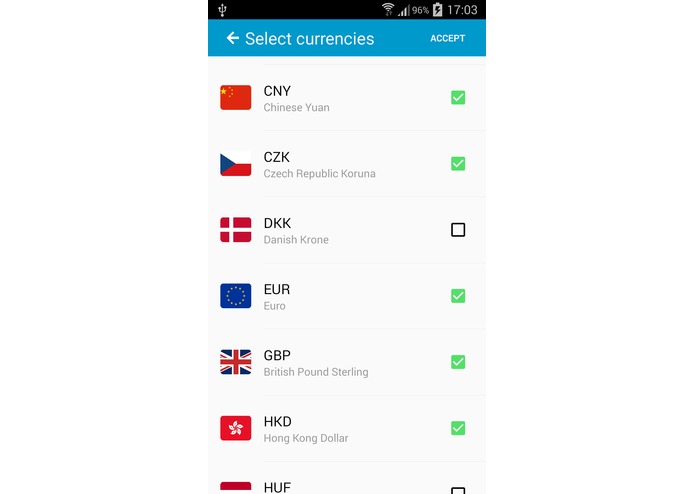 xCurrencies – screenshot 5