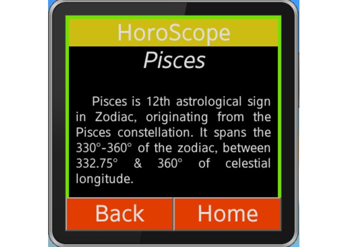 HoroScopeInfo – screenshot 2