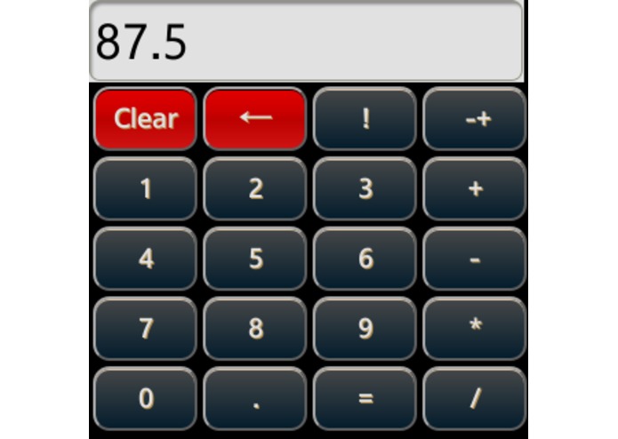 gCalc  – screenshot 2