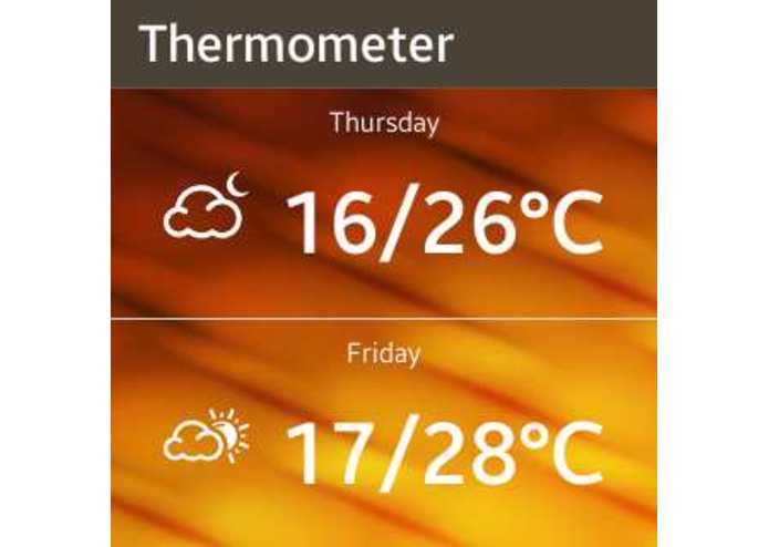 Hot Weather Thermometer – screenshot 3
