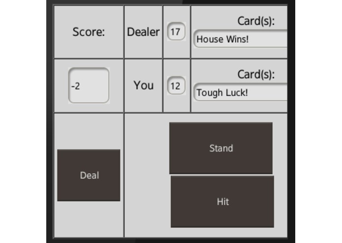 BlackJackGame – screenshot 1