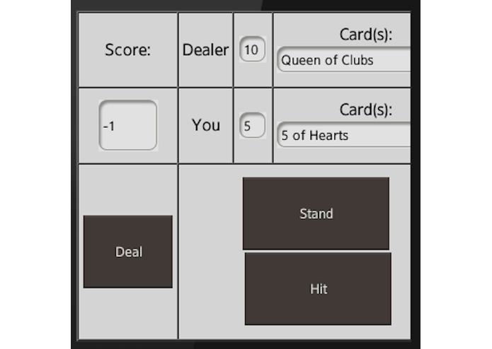 BlackJackGame – screenshot 2