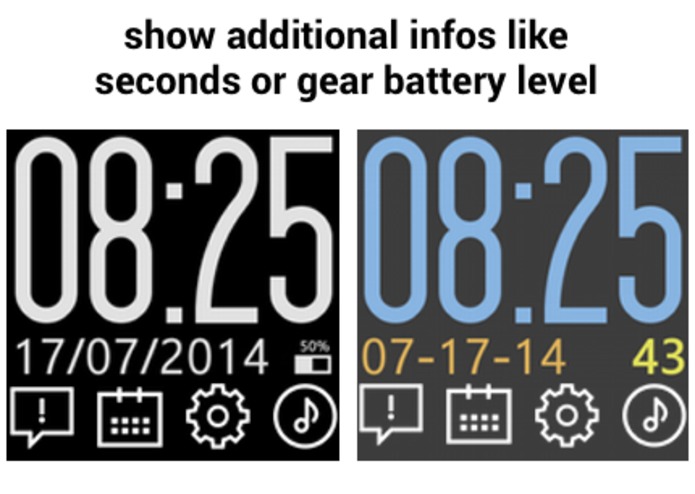 Big Clock Launcher for Gear – screenshot 3