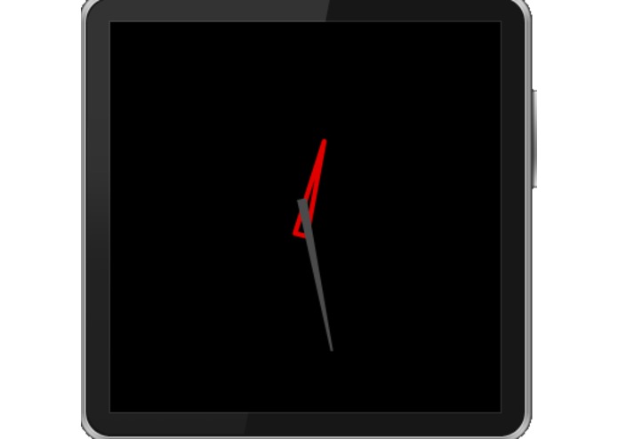 Dark Simple Clock – screenshot 3