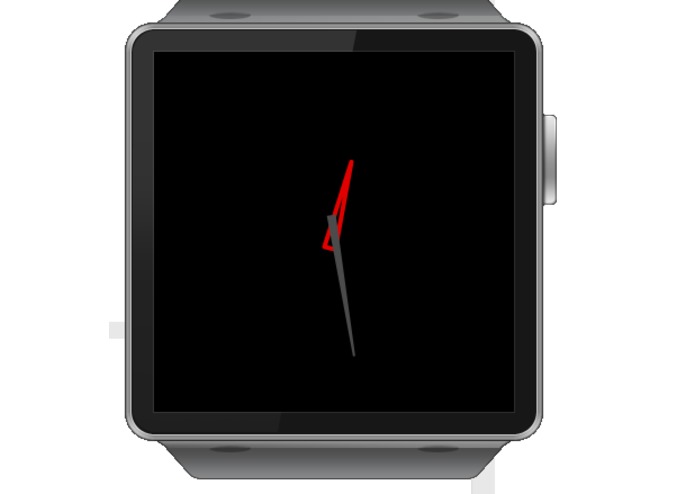 Dark Simple Clock – screenshot 4