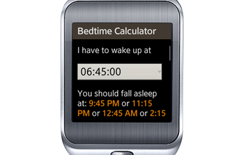 Bedtime Calculator for Gear