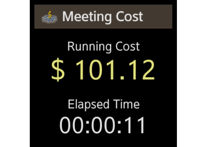 Meeting Cost – screenshot 1