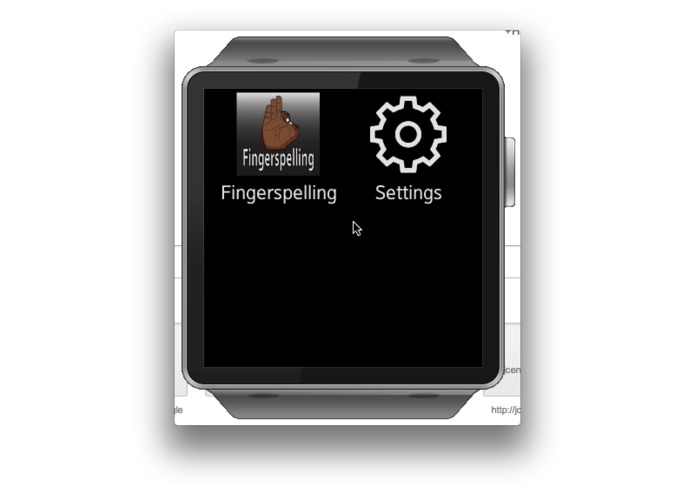 Fingerspelling – screenshot 1