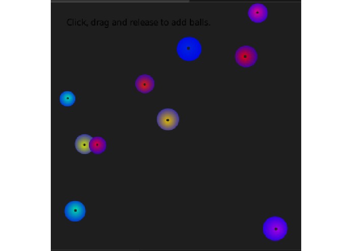 Touch the balls – screenshot 1