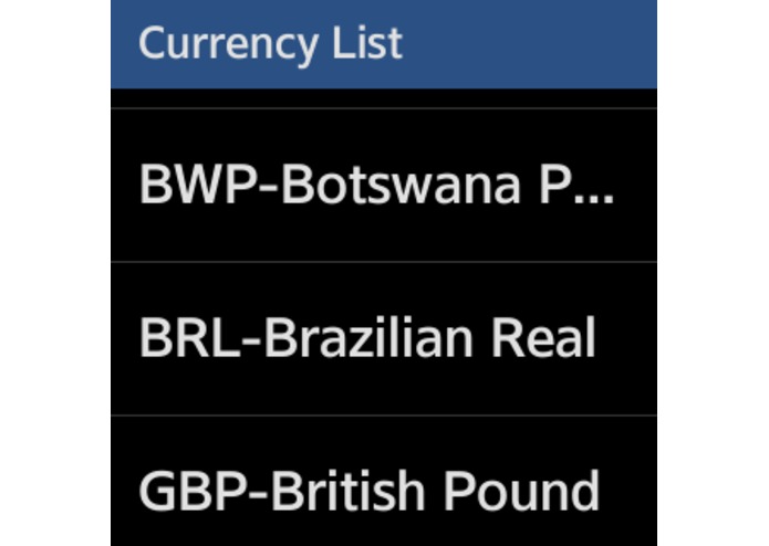 Currency Convertor – screenshot 3