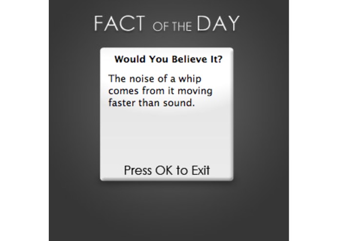 Fact of the Day – screenshot 2